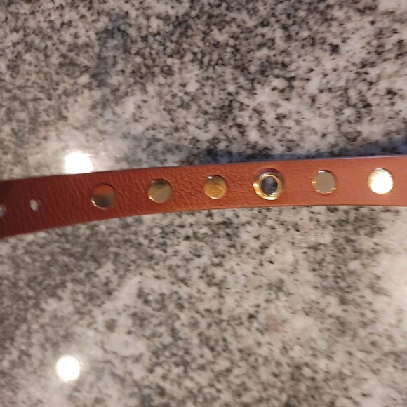 Louis Vuitton Leather Wrap Bracelet  - Made in Spain - color brown / tan. - Picture 10 of 16